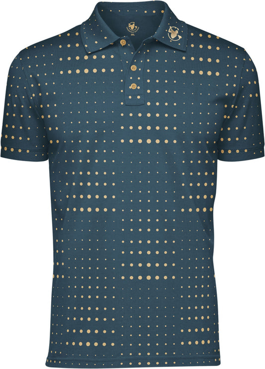 Greenfield Performance Golf Polo Shirt - Green Matrix