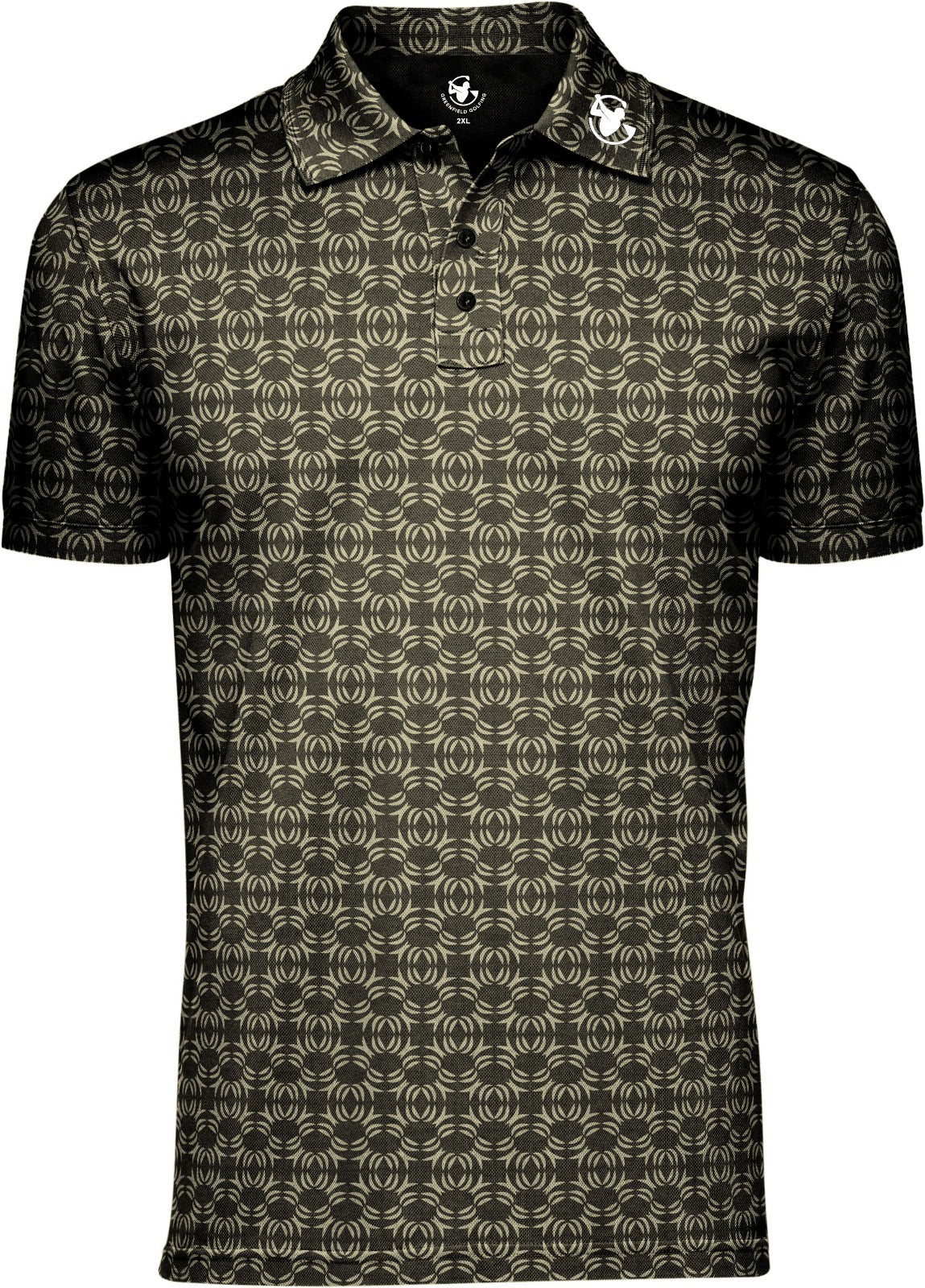 Greenfield Performance Golf Polo Shirt - Grey Mesh