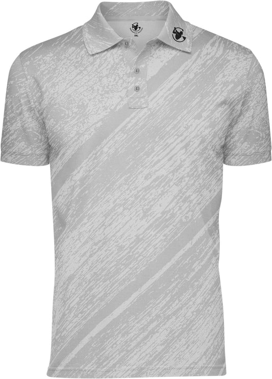 Greenfield Performance Golf Polo Shirt - Silver Camo